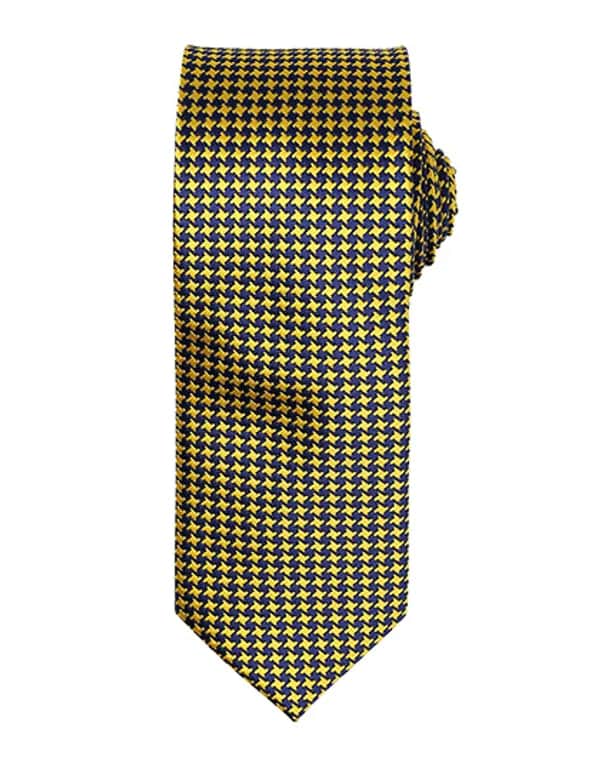 Puppy Tooth Tie - Gold