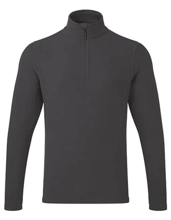 Unisex ´Recyclight´ 1/4 Zip Micro Fleece - Dark Grey