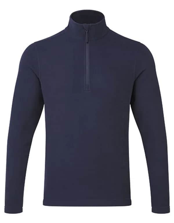 Unisex ´Recyclight´ 1/4 Zip Micro Fleece - Navy
