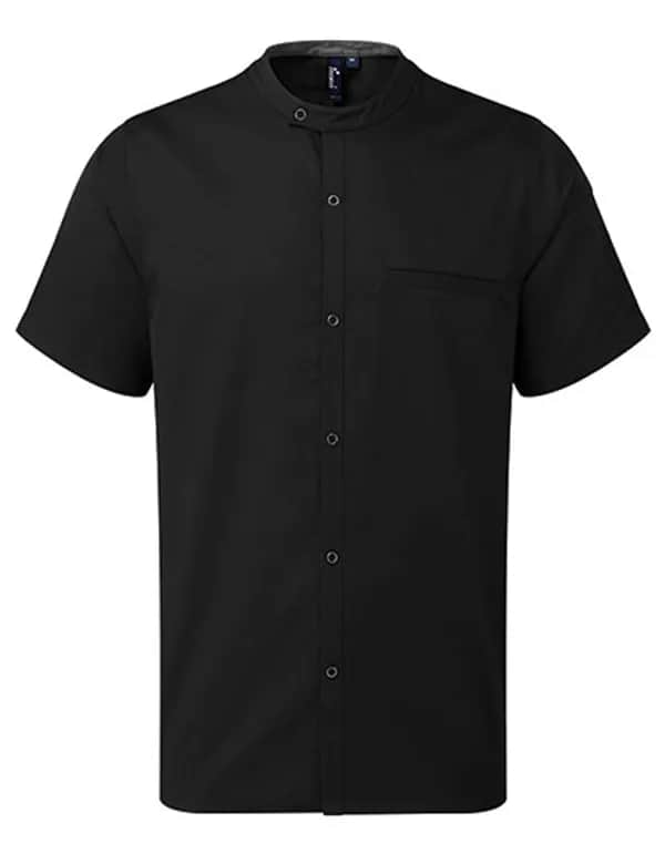 Chef´s Recycled Short Sleeve Shirt - Black