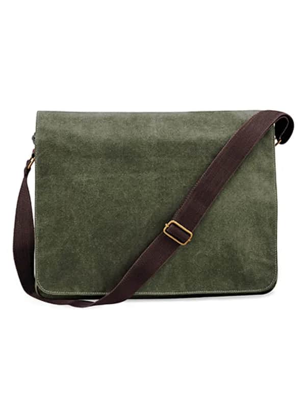 Vintage Canvas Despatch Bag - Vintage Military Green