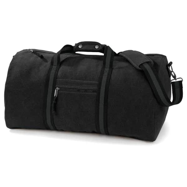 Vintage Canvas Holdall - Vintage Black