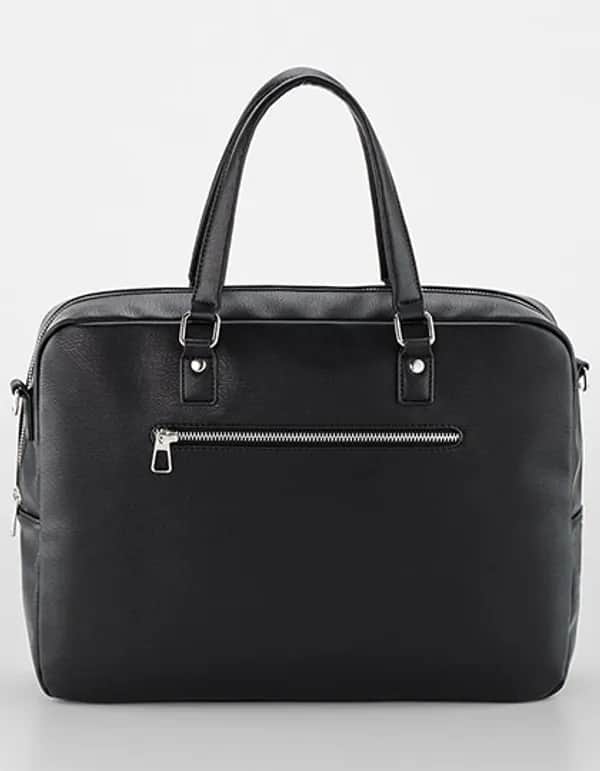Tailored Luxe Briefcase - Black