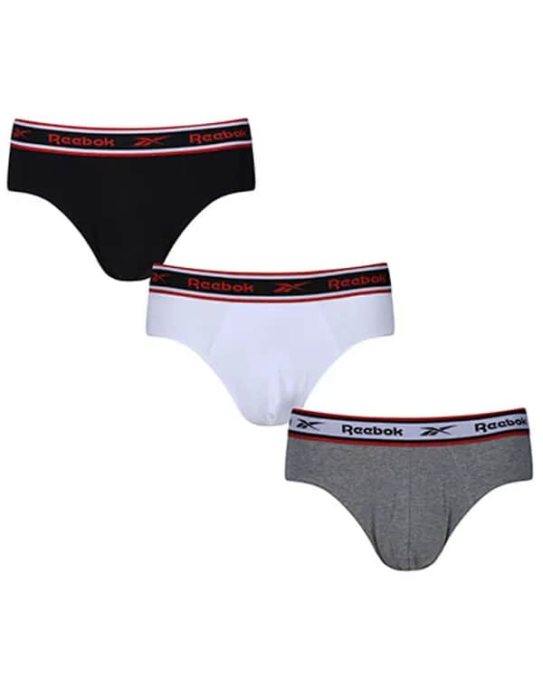Men´s Brief - Chase (3 Pair Pack) - Black/White/Grey Marl