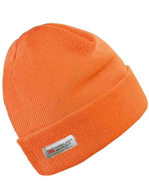 Lightweight Thinsulate Hat - Fluorescent Orange