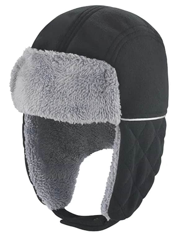 Ocean Trapper Hat - Black/Grey