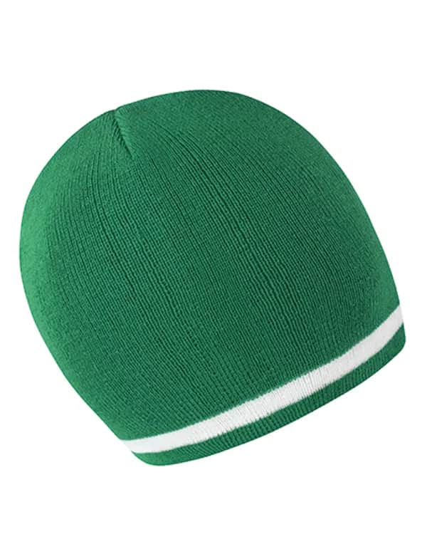 National Beanie - Kelly Green/White
