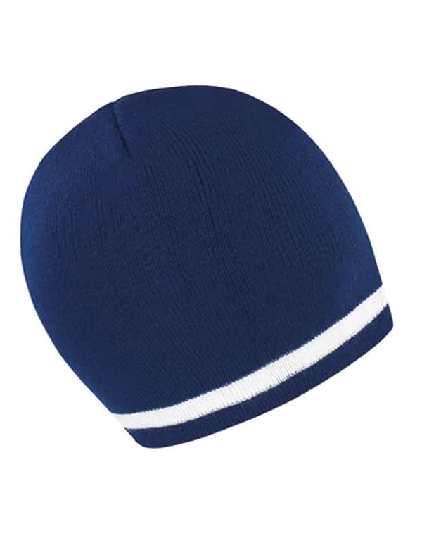 National Beanie - Navy/White