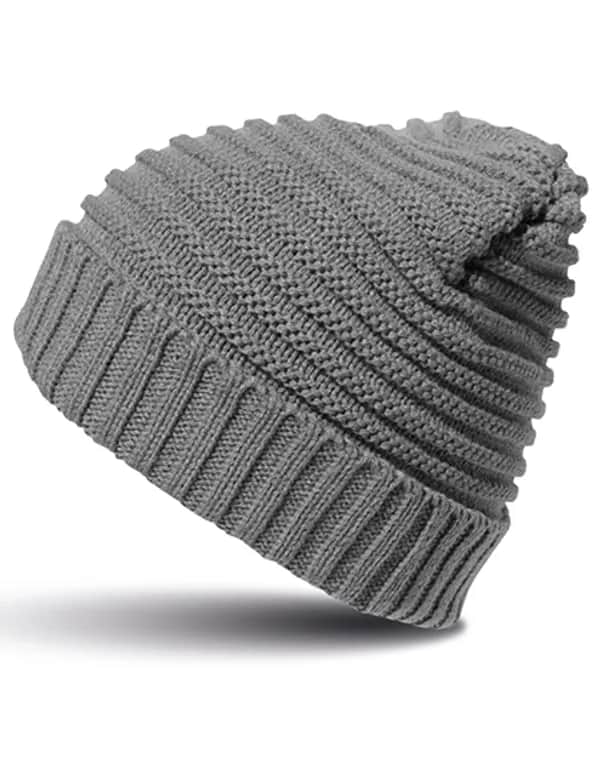 Braided Hat - Grey/Black