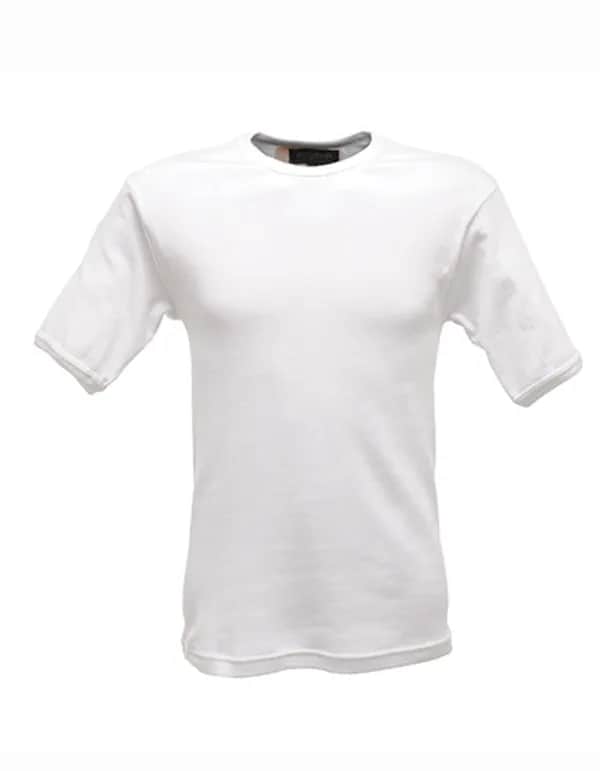 Thermal Short Sleeve Vest - White