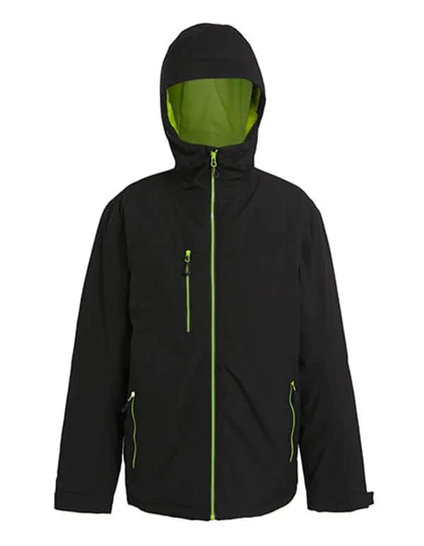 Navigate Waterproof Insulated Jacket - Black/Lime