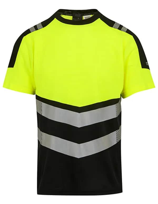 Hi-Vis X-Pro T-Shirt (Class 1) - Black/Yellow
