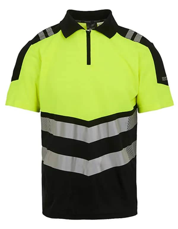 Hi-Vis X-Pro Polo (Class 1) - Black/Yellow