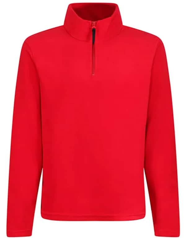 Micro Zip Neck - Classic Red