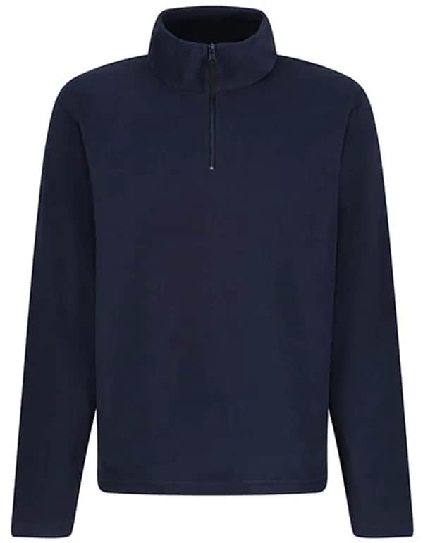 Micro Zip Neck - Dark Navy
