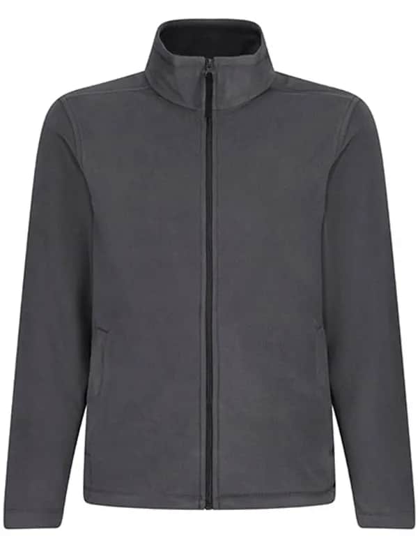 Micro Full Zip Fleece - Seal Grey (Solid)