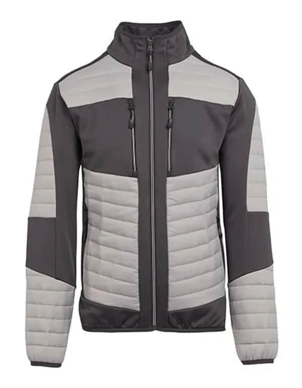 E-volve Unisex Thermal Hybrid Jacket - Mineral Grey/Ash (Heather)