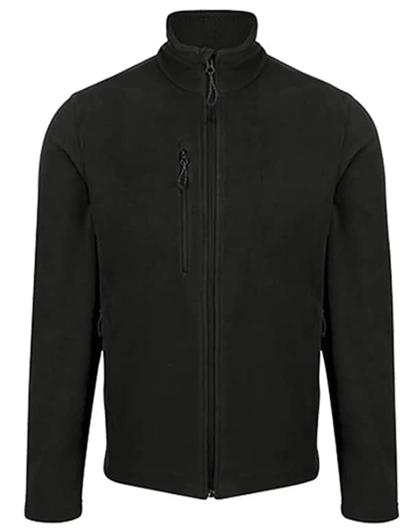 Honestly Made Recycled Full Zip Fleece Jacket - Black