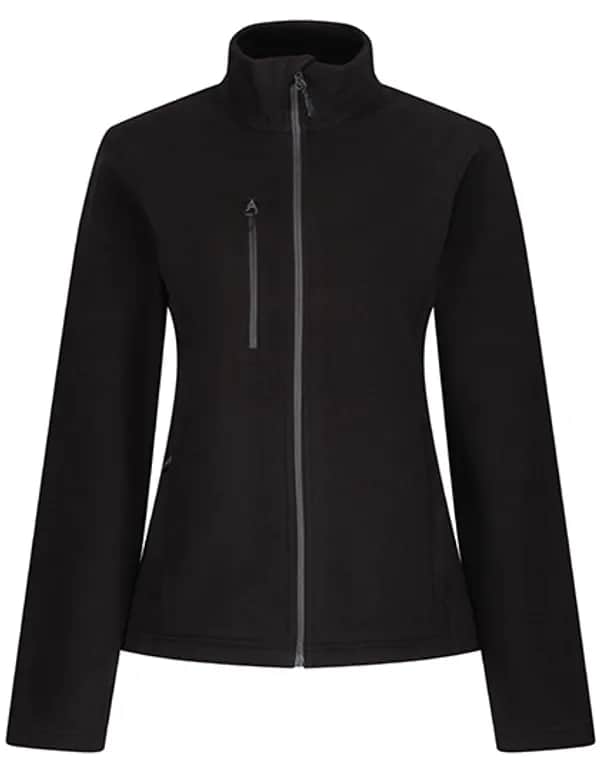 Honestly Made Recycled Womens Full Zip Fleece - Black