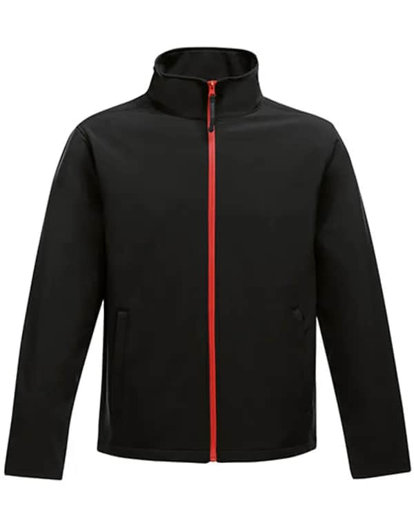 Ablaze Printable Softshell Jacket - Black/Classic Red
