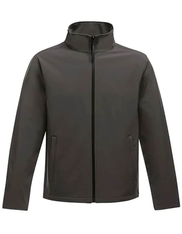Ablaze Printable Softshell Jacket - Seal Grey (Solid)/Black
