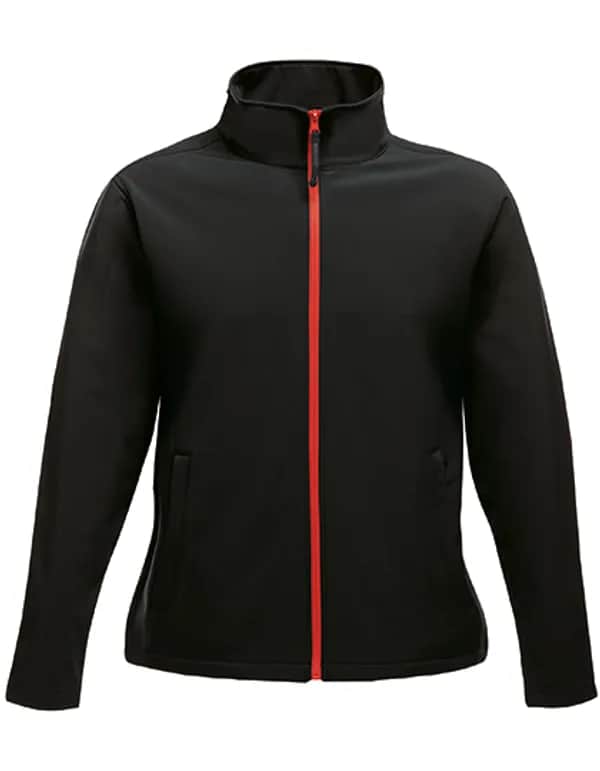 Women´s Ablaze Printable Softshell Jacket - Black/Classic Red