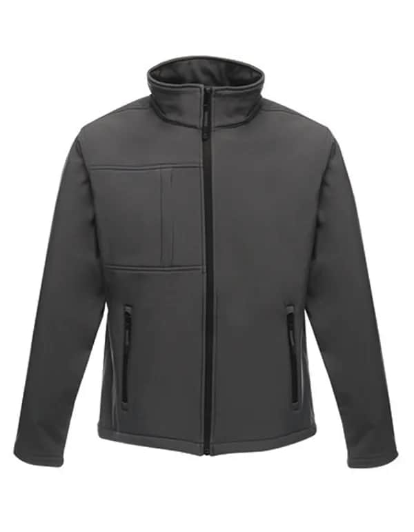 Men´s Softshell Jacket - Octagon II - Seal Grey (Solid)/Black