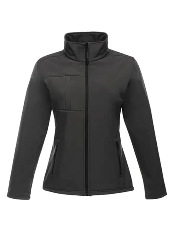 Women´s Softshell Jacket - Octagon II - Seal Grey (Solid)/Black