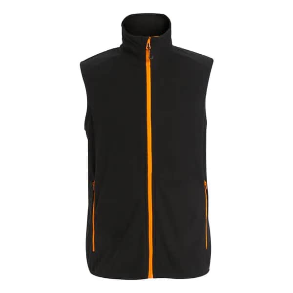 Navigate Fleece Bodywarmer - Black/Orange Pop