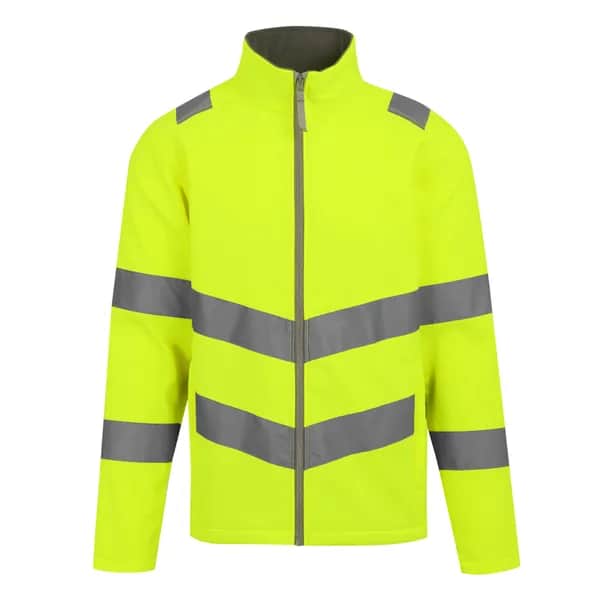 Pro Contract Hi-Vis Ablaze 2L Softshell Jacket - Yellow