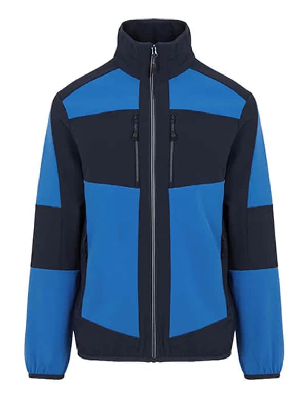 E-volve Unisex 2-Layer Softshell Jacket - Strong Blue/Navy