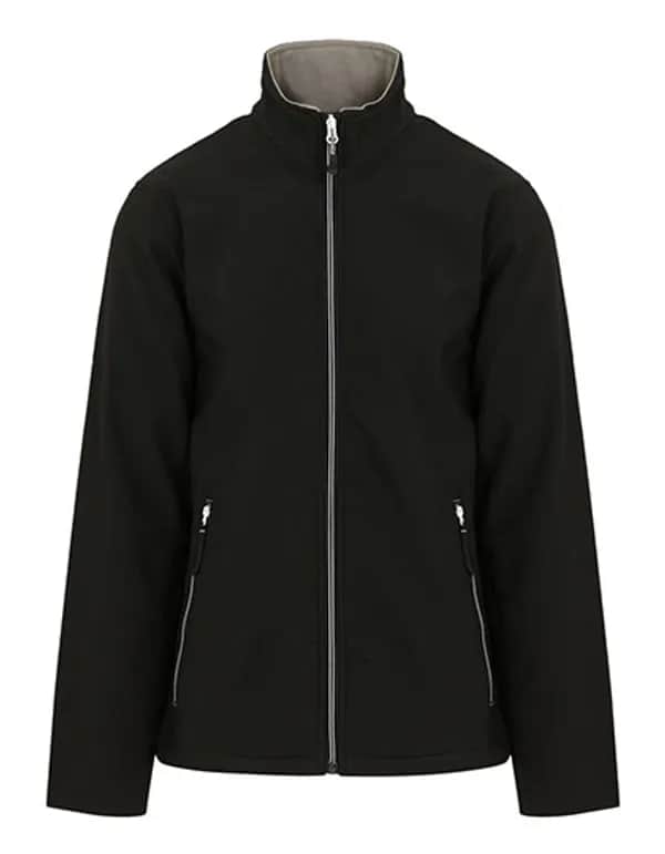 Ascender 2-Layer Softshell Jacket - Black/Mineral Grey