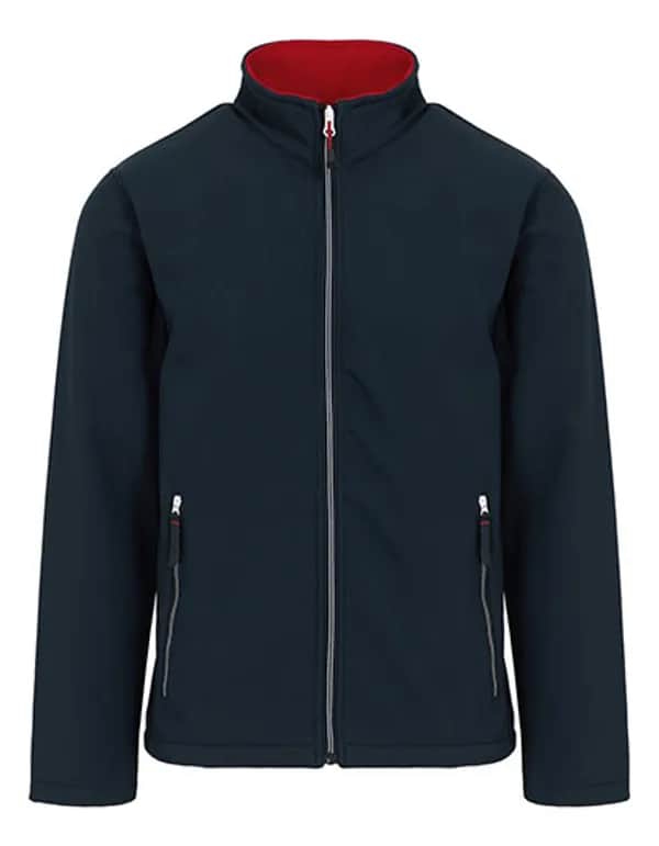 Ascender 2-Layer Softshell Jacket - Navy/Classic Red