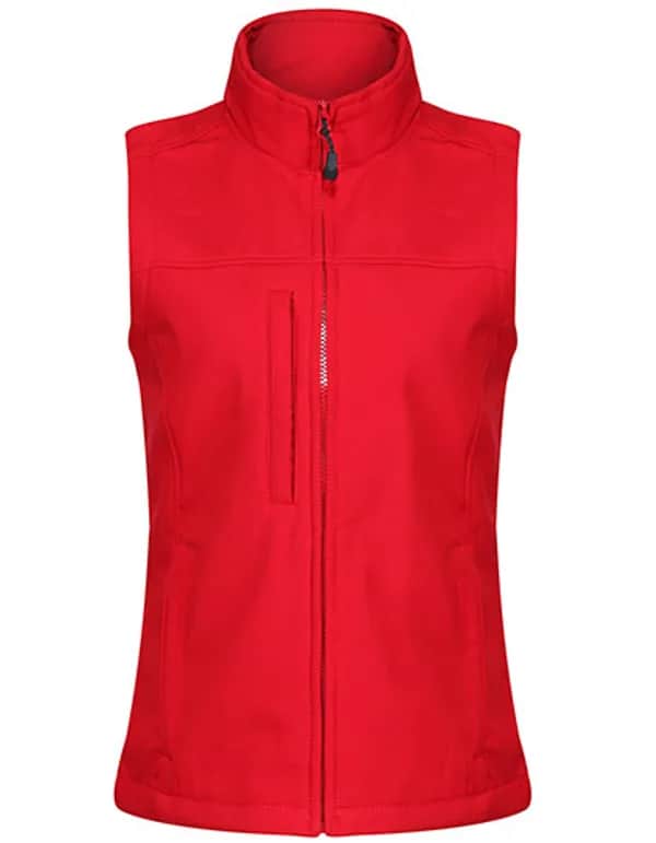 Women´s Flux Softshell Bodywarmer - Classic Red/Seal Grey (Solid)