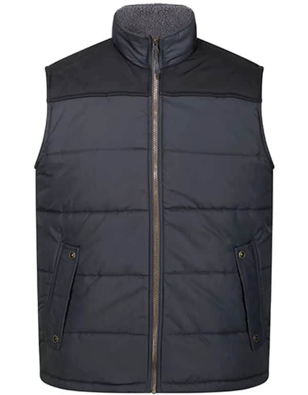 Altoona Bodywarmer - Seal Grey (Solid)/Black