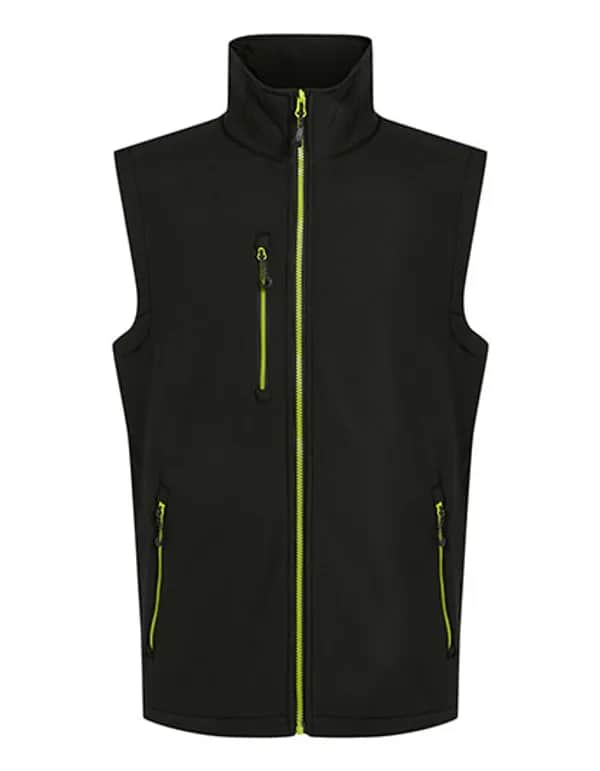 Navigate 2-Layer Softshell Bodywarmer - Black/Lime