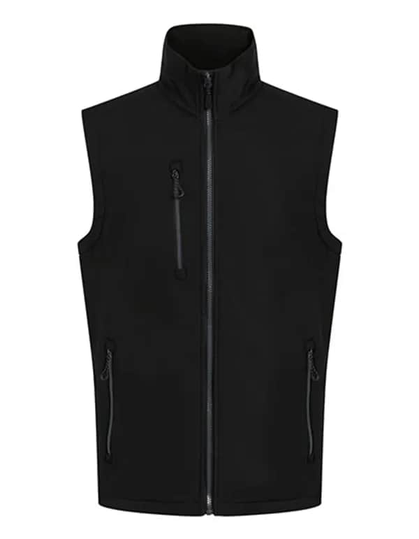 Navigate 2-Layer Softshell Bodywarmer - Black/Seal Grey