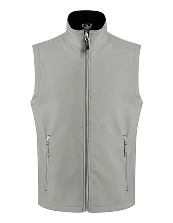 Ascender 2-Layer Softshell Bodywarmer - Mineral Grey/Black