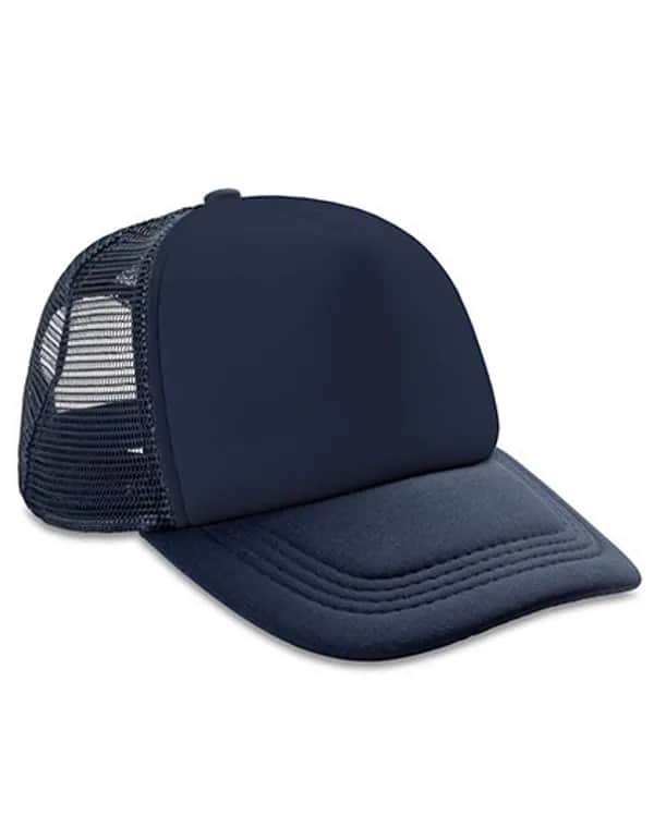 Detroit ½ Mesh Truckers Cap - Navy/Navy