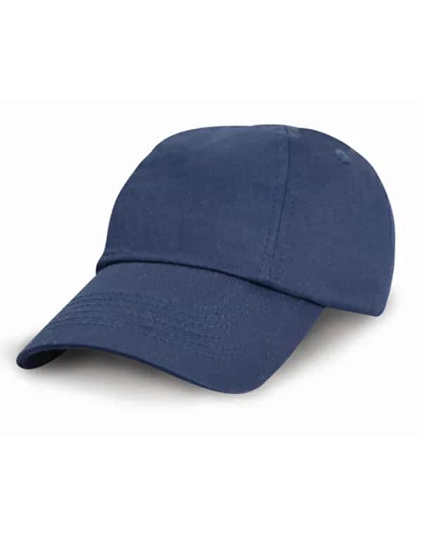 Junior Low Profile Cotton Cap - Navy