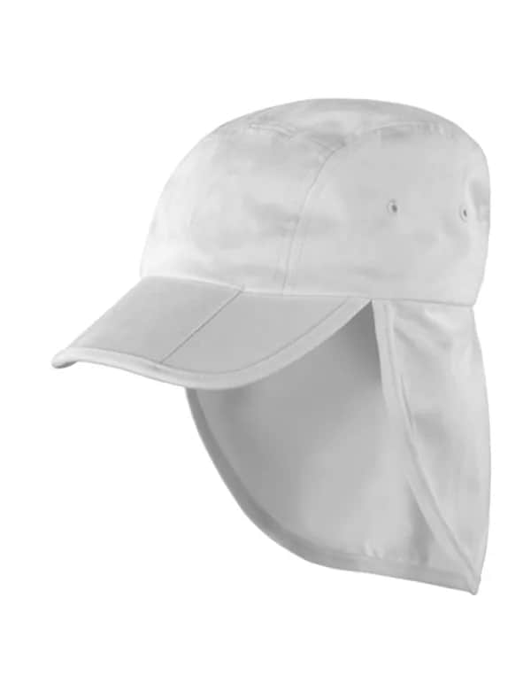 Fold Up Legionnaires Cap - White