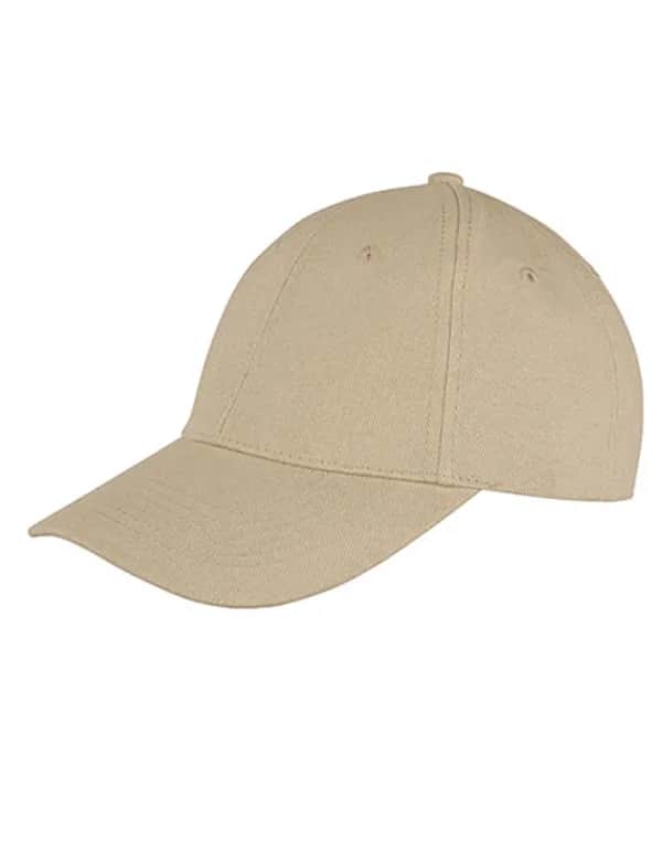Memphis Brushed Cotton Low Profile Cap - Khaki