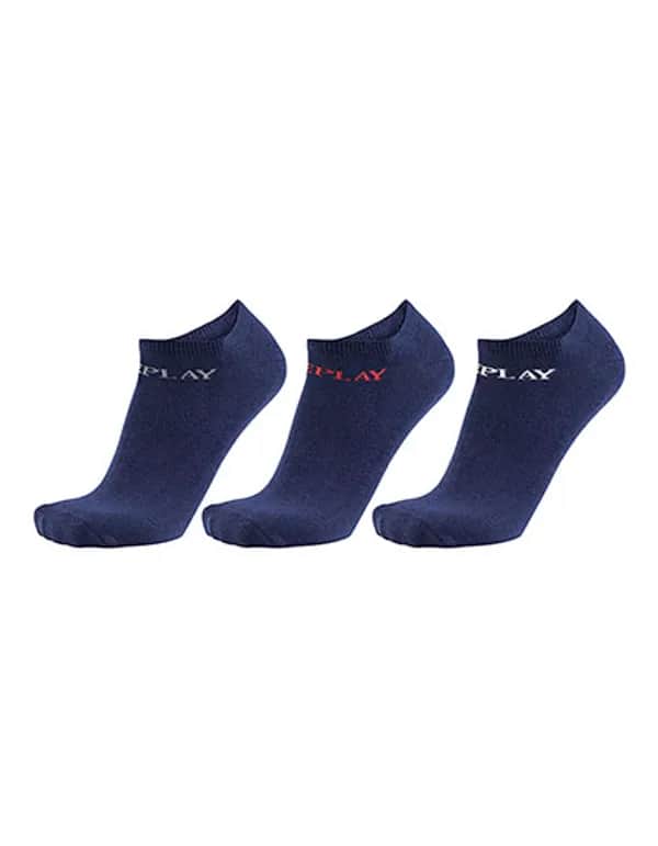 In Liner Socks (3 Pair Banderole) - Dark Blue