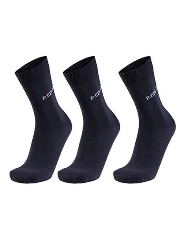 Casual Socks (3 Pair Banderole) - Black/Grey