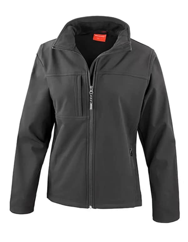 Women´s Recycled 3-Layer Classic Softshell Jacket - Black