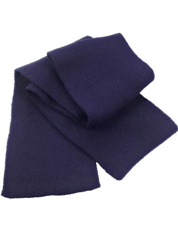 Classic Heavy Knit Scarf - Navy