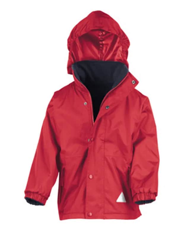 Youth Stormdri 4000 Recycled Coat - Red/Navy