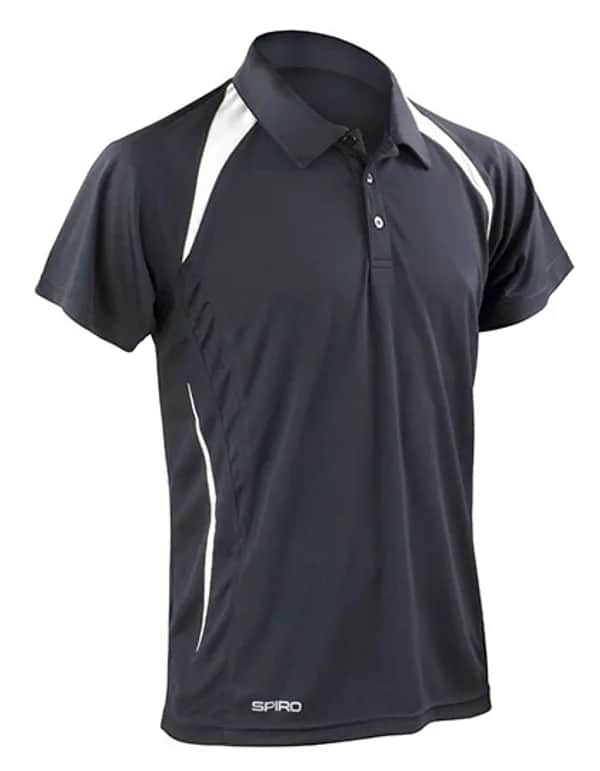 Men´s Team Spirit Polo - Black/White