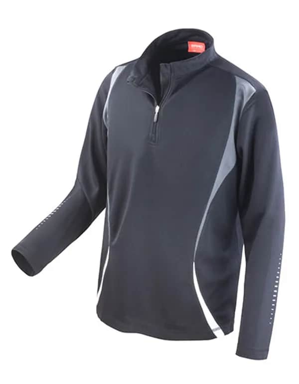 Trial Training Top - Black/Grey/White