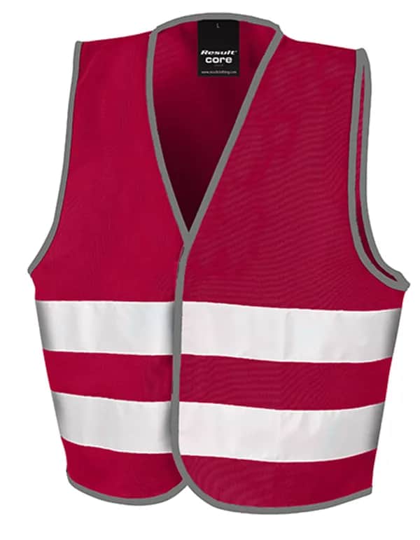 Junior Safety Vest - Burgundy